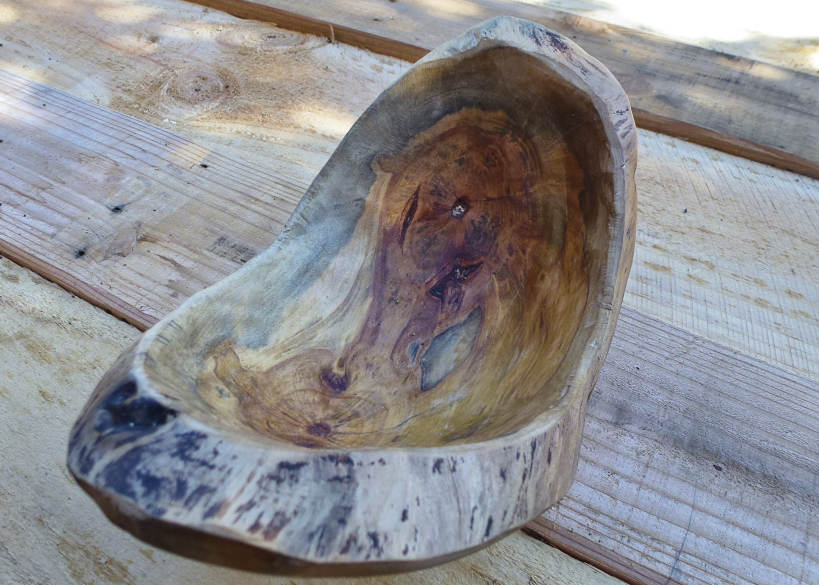 Wooden Bowl from Aged Bunya Pine